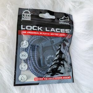 Lock Laces No-Tie Elastic Shoelaces Navy Blue OSFA Mens - Unisex